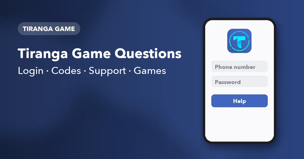 Banner for the Tiranga Game help and questions page